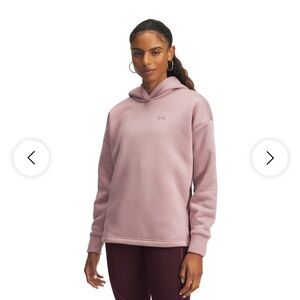 Under Armour Pale Pink 3 Snap Front Kangaroo 🦘 Pocket Loose Fit Hoodie